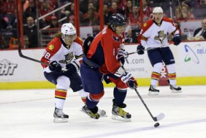Ovechkin led the Capitals to a dominant victory over the Panthers on 3/7/13.(Alex Brandon / AP)
